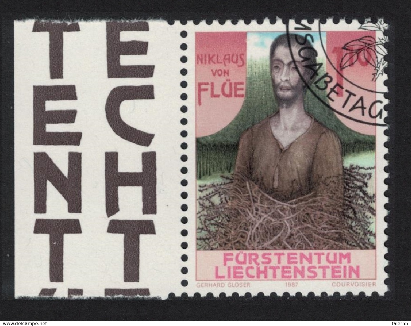 Liechtenstein 500th Death Anniversary Of Niklaus Von Flue Martyr 1987 CTO SG#914 - Used Stamps