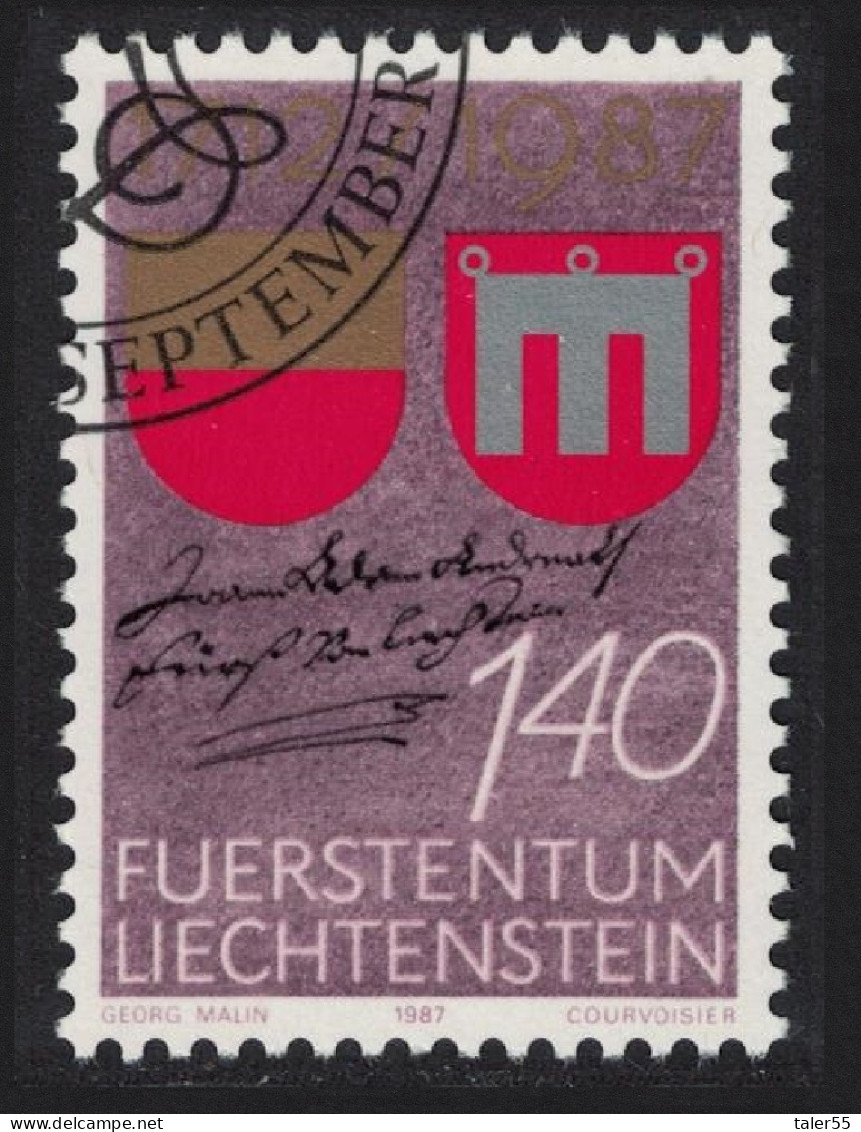 Liechtenstein House Of Liechtenstein 1987 CTO SG#922 - Usados