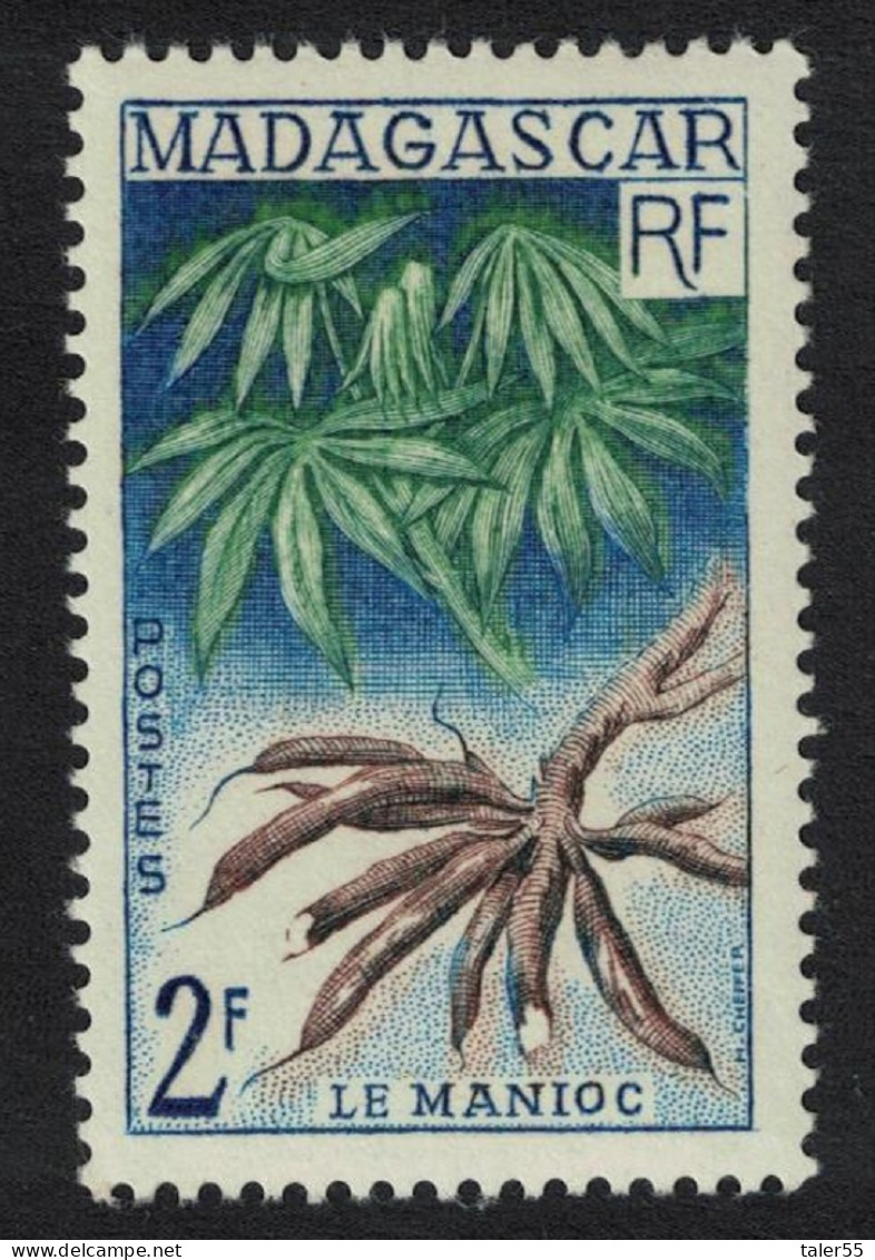 Madagascar Cassava Plant Manioc 1957 MNH SG#338 - Madagascar (1960-...)