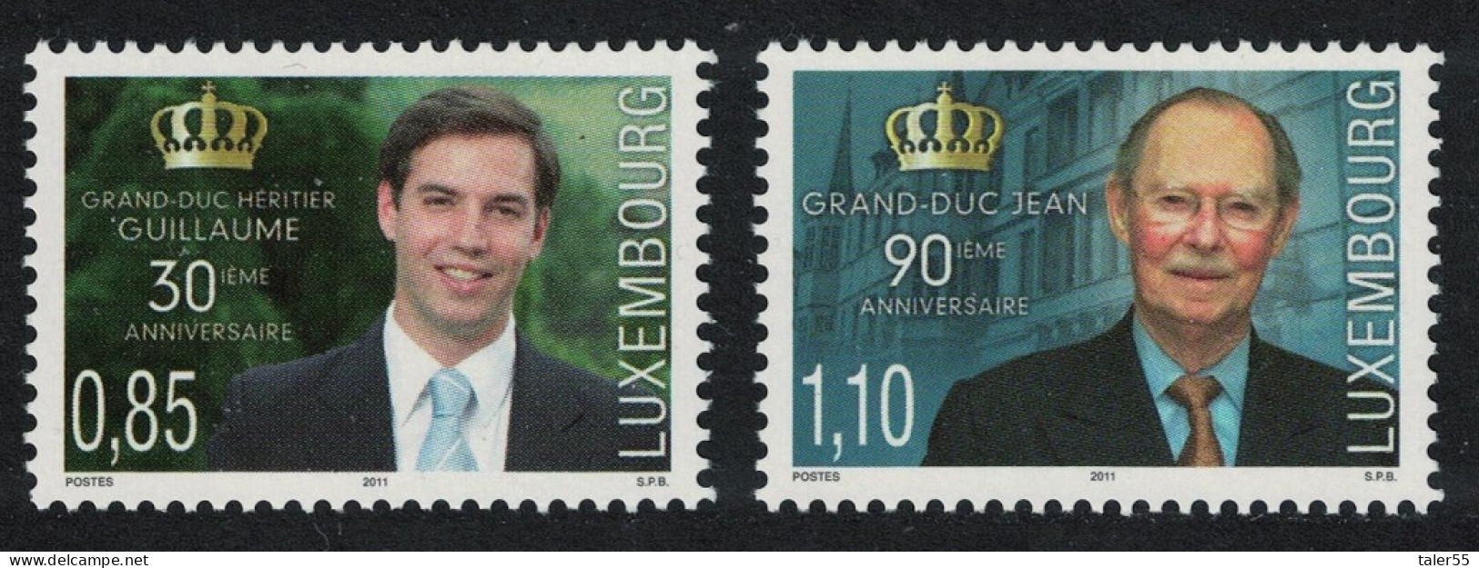 Luxembourg House Of Luxembourg Dynasty 2v 2011 MNH SG#1914-1915 MI#1898-1899 - Nuovi