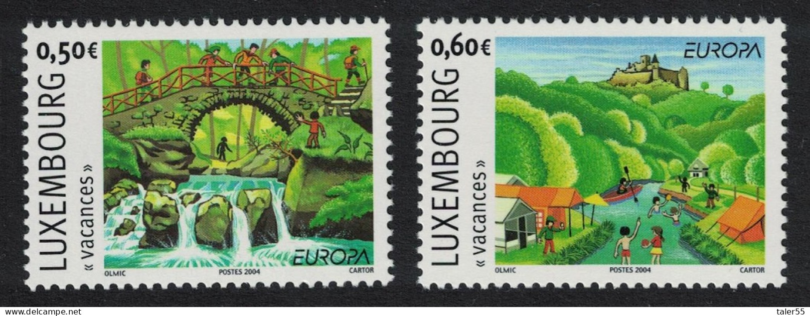 Luxembourg Europa Holidays 2v 2004 MNH SG#1675-1676 MI#1640-1641 - Ongebruikt