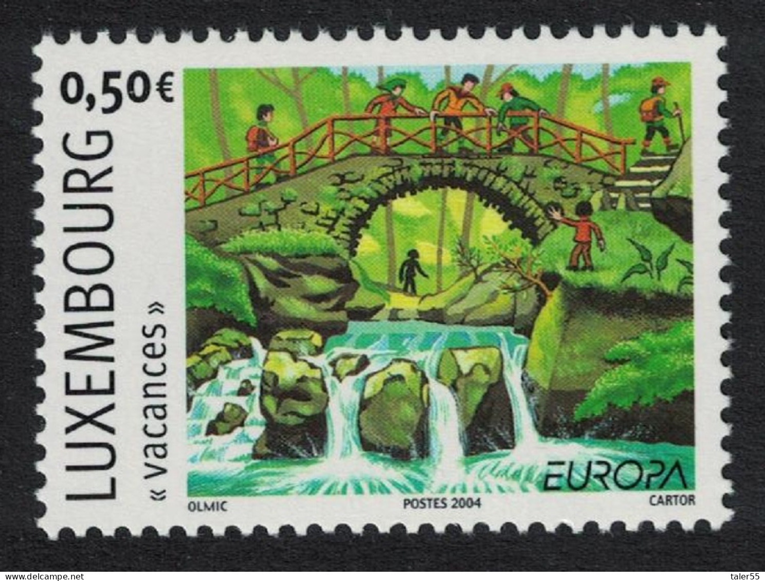 Luxembourg Hikers On Bridge Mullerthal 2004 MNH SG#1675 MI#1640 - Unused Stamps
