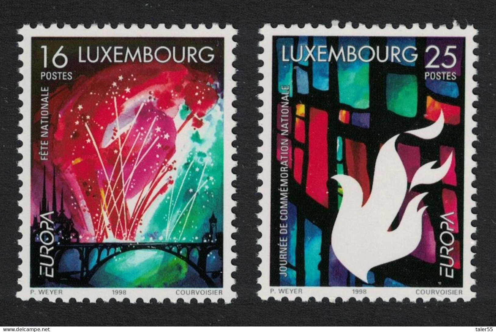 Luxembourg Europa National Festivals 2v 1998 MNH SG#1473-1474 MI#14551-1452 - Ungebraucht