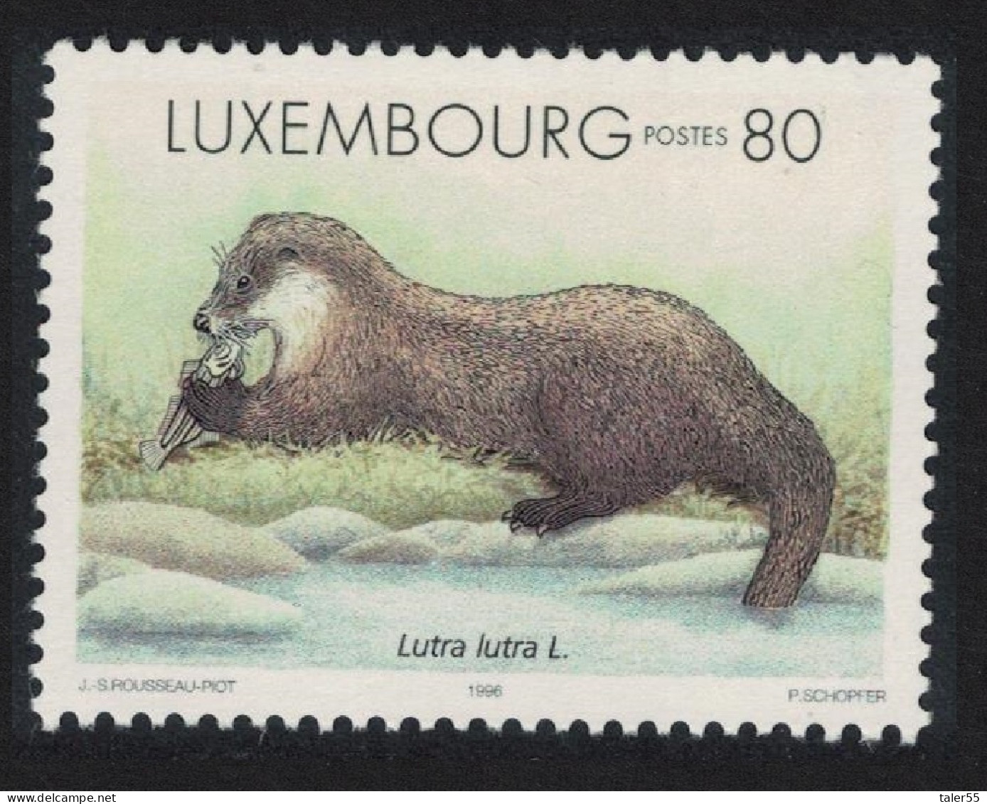 Luxembourg Otter Wild Animal 1996 MNH SG#1430 MI#1402 - Ungebraucht