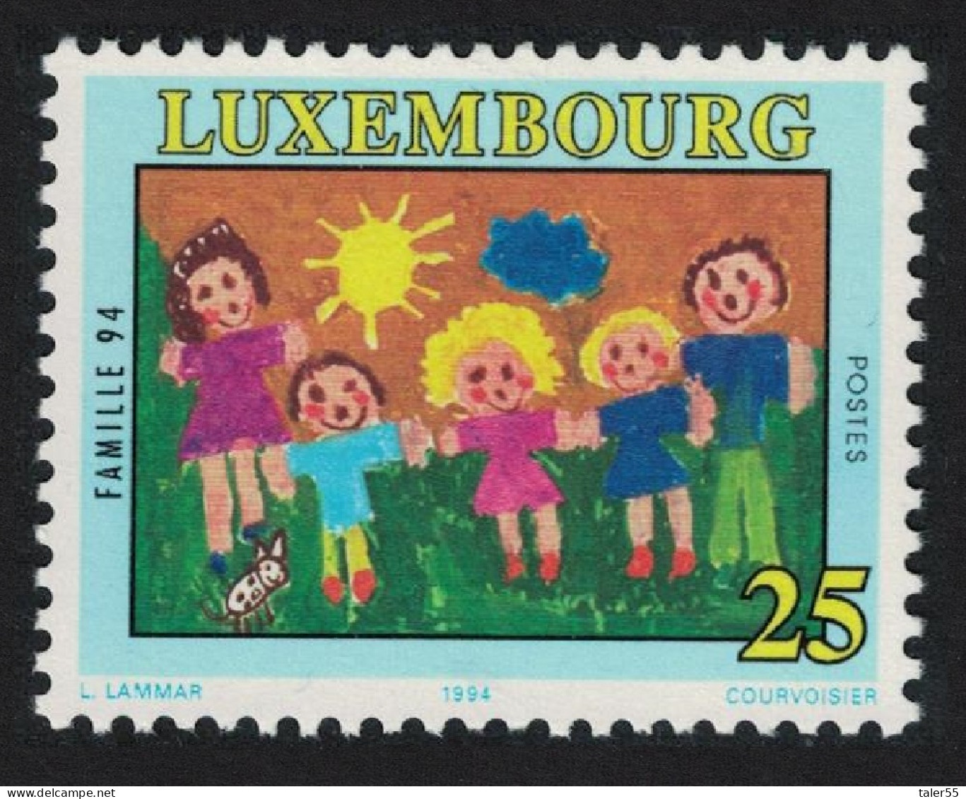 Luxembourg International Year Of The Family 1994 MNH SG#1375 MI#1344 - Unused Stamps