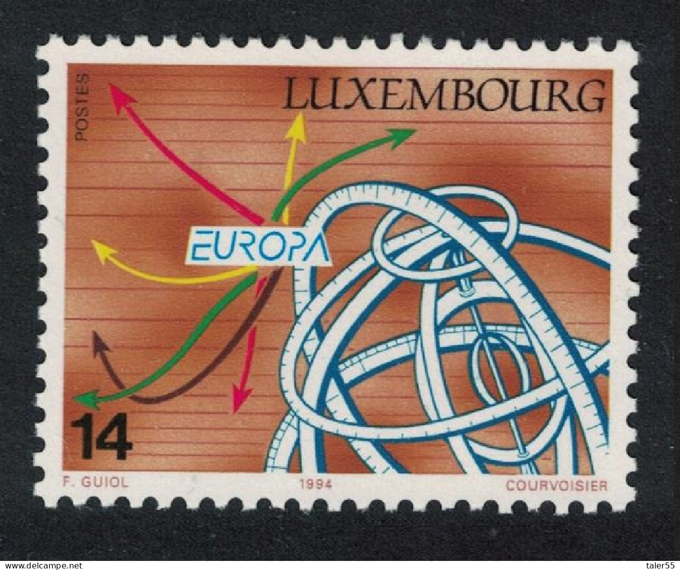 Luxembourg Arrows And Terrestrial Globe Discoveries 1994 MNH SG#1373 MI#1340 - Nuevos