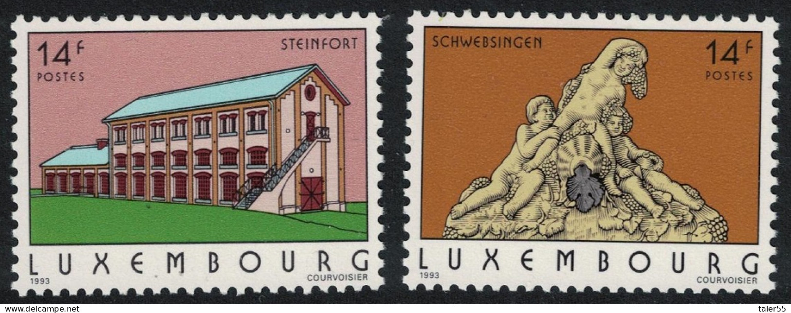 Luxembourg Tourism 2v 1993 MNH SG#1350-1351 MI#1316-17 - Neufs