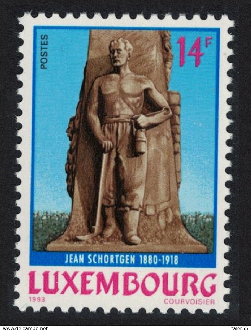 Luxembourg Jean Schortgen First Worker Elected To Parliament 1993 MNH SG#1358 MI#1327 - Nuevos