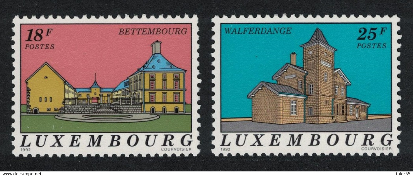 Luxembourg Tourism 2v 1992 MNH SG#1311-1312 MI#1291-1292 - Unused Stamps