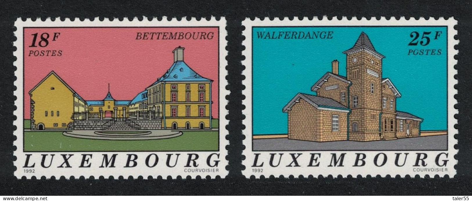 Luxembourg Tourism 2v 1992 MNH SG#1311-1312 MI#1291-1292 - Nuevos