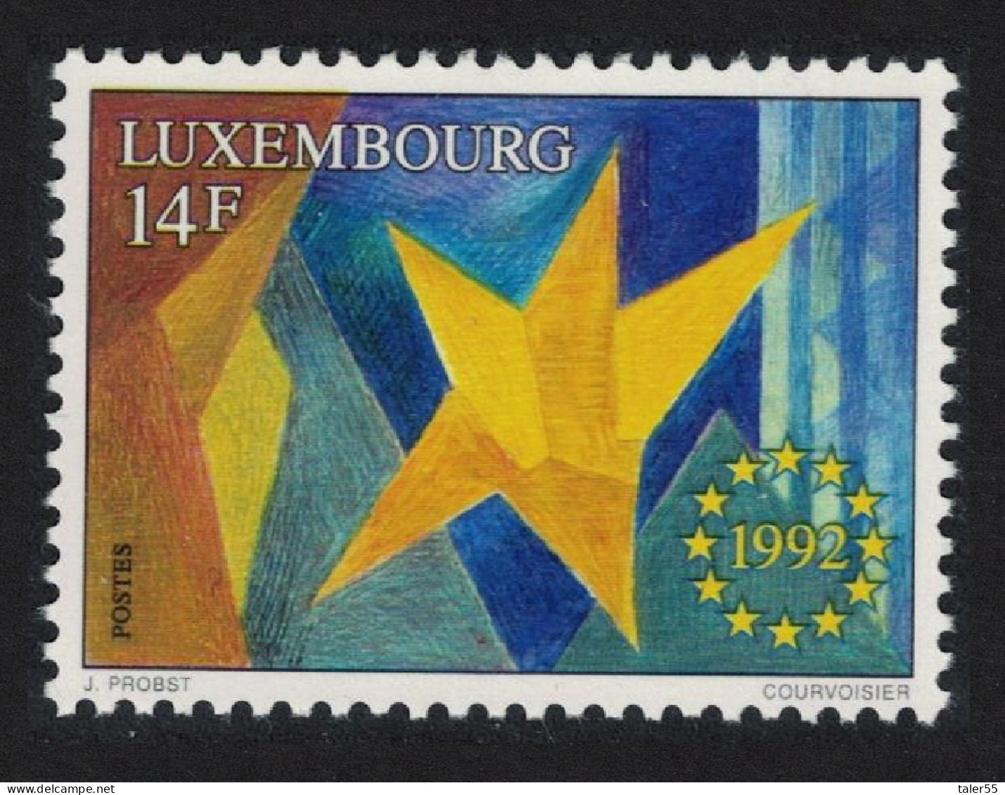 Luxembourg Single European Market 1992 MNH SG#1319 MI#1305 - Nuevos