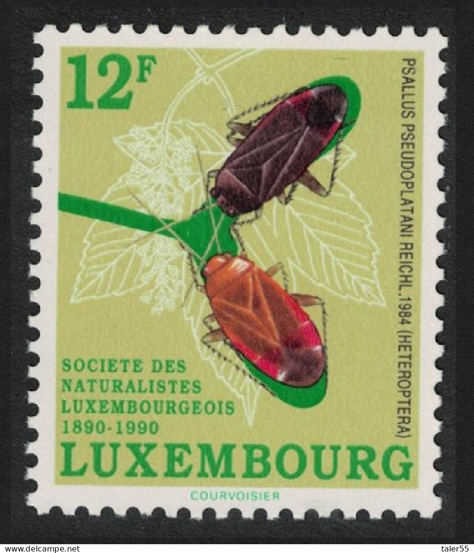 Luxembourg Centenary Of Luxembourg Naturalists' Society 1990 MNH SG#1272 MI#1247 - Unused Stamps