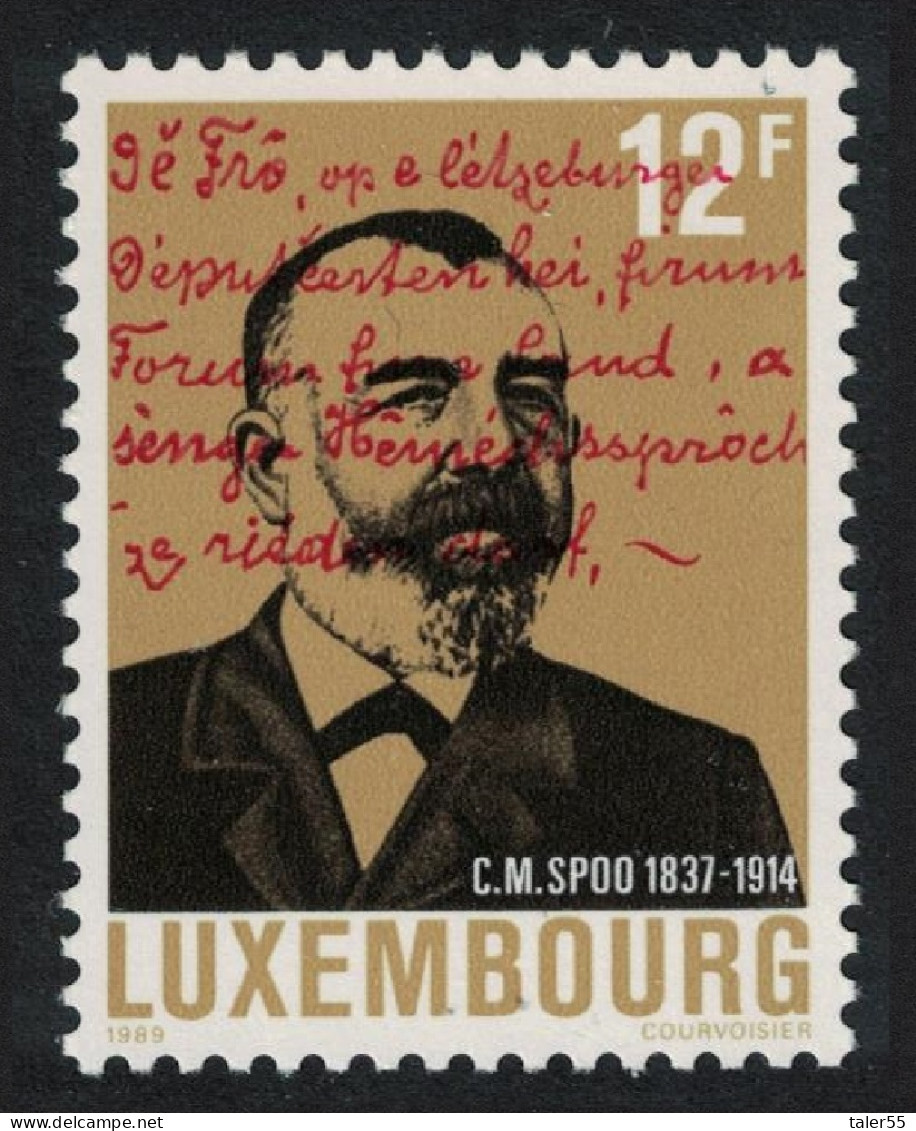Luxembourg C. M. Spoo Promoter 1989 MNH SG#1241 MI#1214 - Unused Stamps