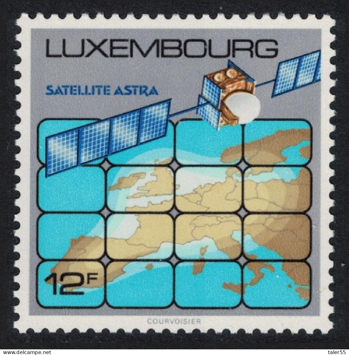Luxembourg Launch Of 16-channel TV Satellite 1989 MNH SG#1245 MI#1218 - Ungebraucht