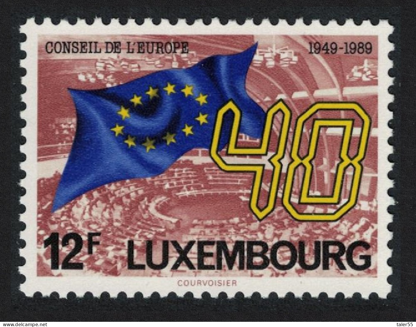Luxembourg Council Of Europe 1989 MNH SG#1247 MI#1222 - Ungebraucht