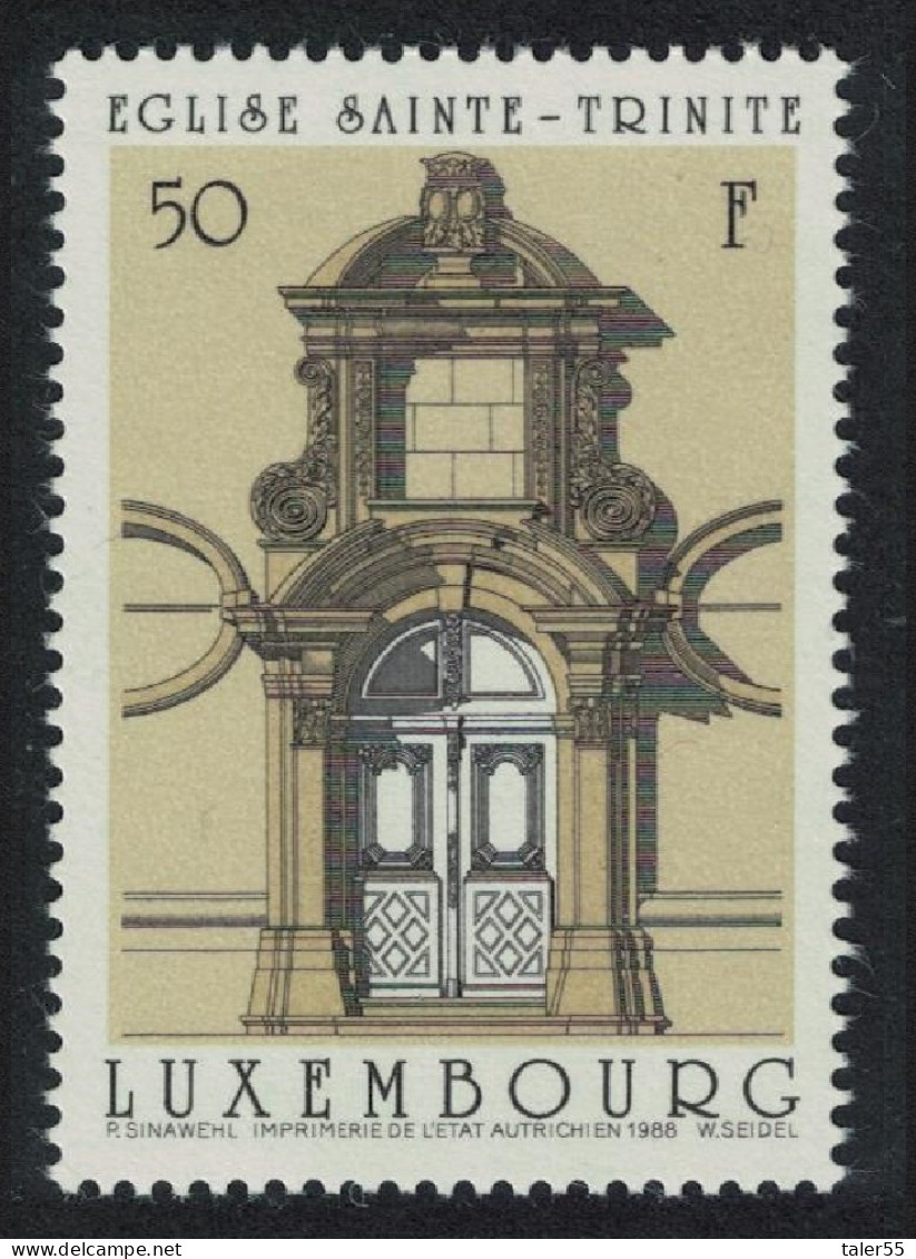 Luxembourg Holy Trinity Church Doorways 1988 MNH SG#1235 MI#1206 - Neufs