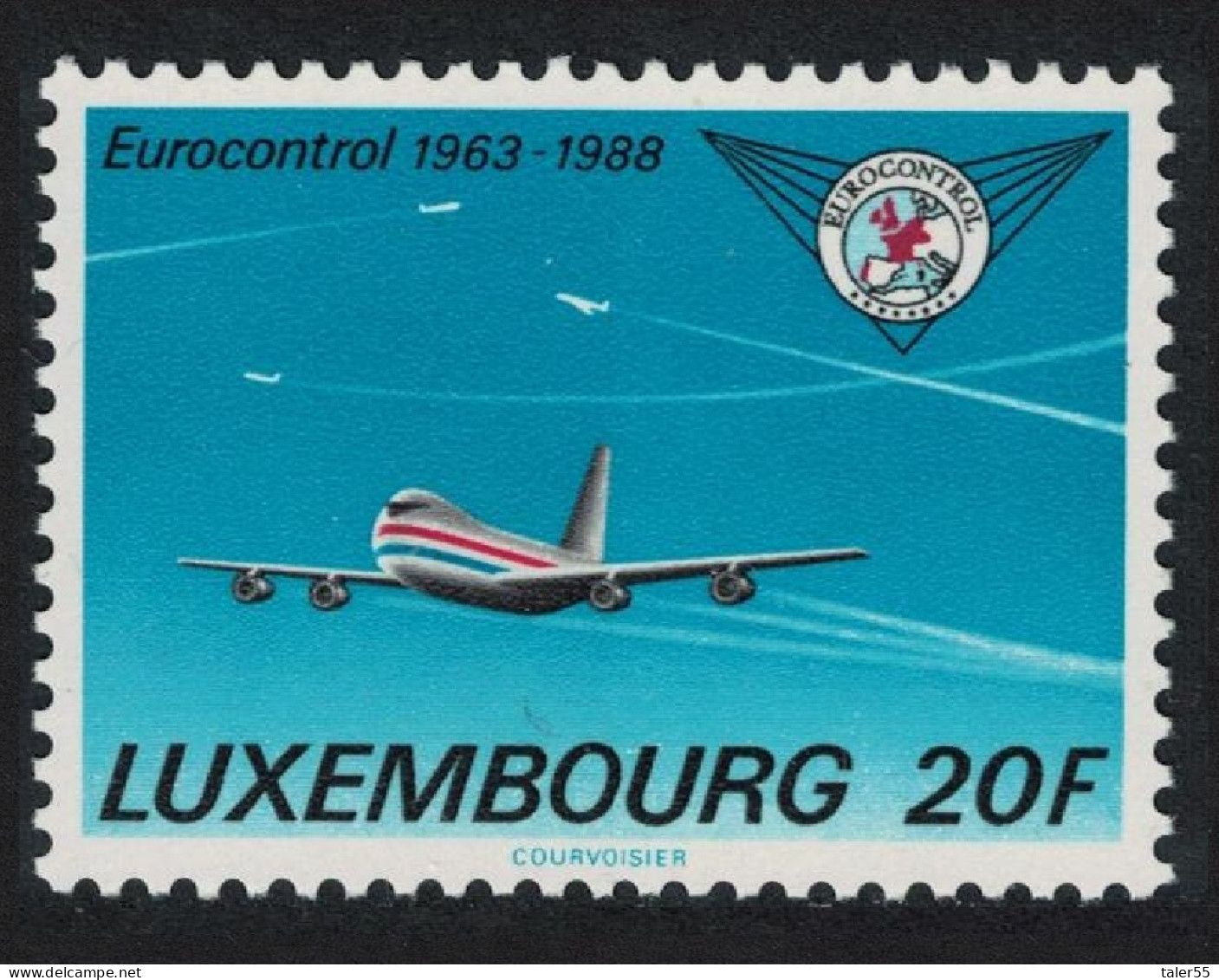 Luxembourg Boeing 747 Aeroplane 1988 MNH SG#1224 MI#1195 - Ongebruikt