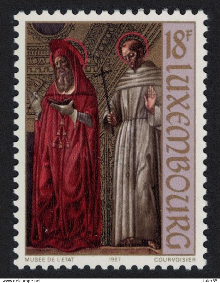 Luxembourg 'St Jerome And St Francis Of Assisi' Painting 1987 MNH SG#1204 MI#1179 - Neufs