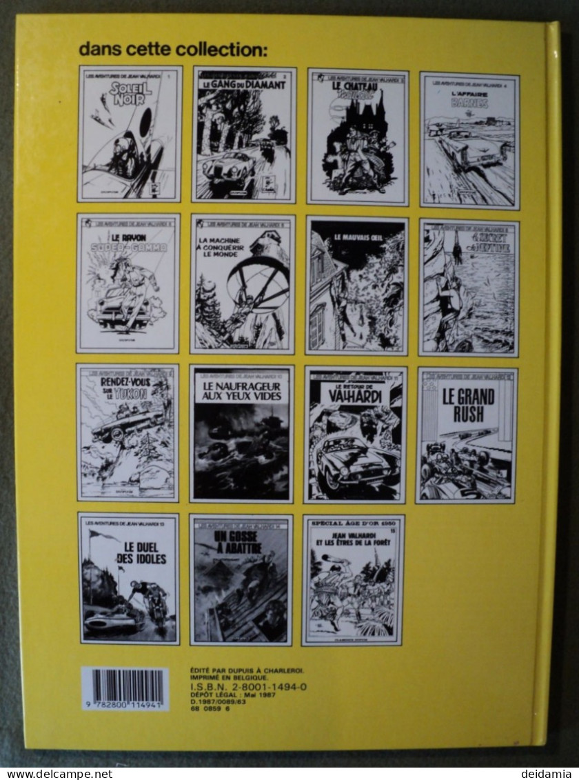 VALHARDI TOME 17. EO DE 1987. EDDY PAAPE. DUPUIS. COLLECTION CLASSIQUE. SPECIAL AGE D OR 1950. - Editions Originales (langue Française)