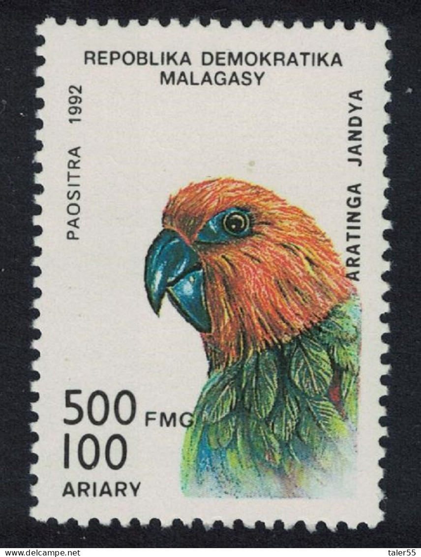 Malagasy Rep. Jandaya Conure Parrot 1993 MNH SG#958 - Madagaskar (1960-...)