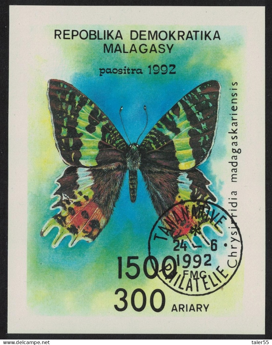 Malagasy Rep. Butterflies MS 1992 CTO SG#MS929 MI#Block 190 - Madagascar (1960-...)