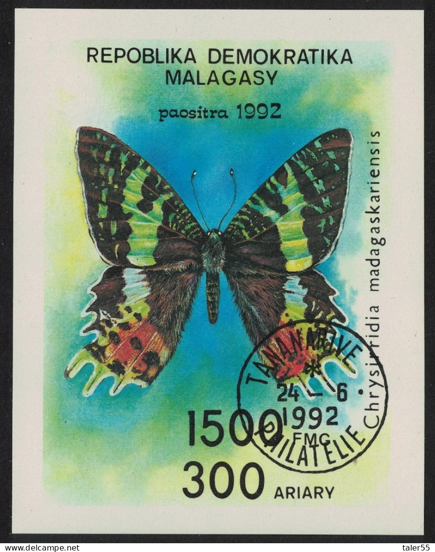 Malagasy Rep. Butterflies MS 1992 CTO SG#MS929 MI#Block 190 - Madagaskar (1960-...)
