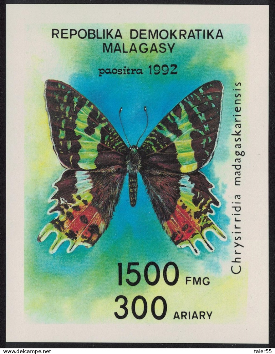 Malagasy Rep. Butterflies MS 1992 MNH SG#MS929 MI#Block 190 - Madagascar (1960-...)