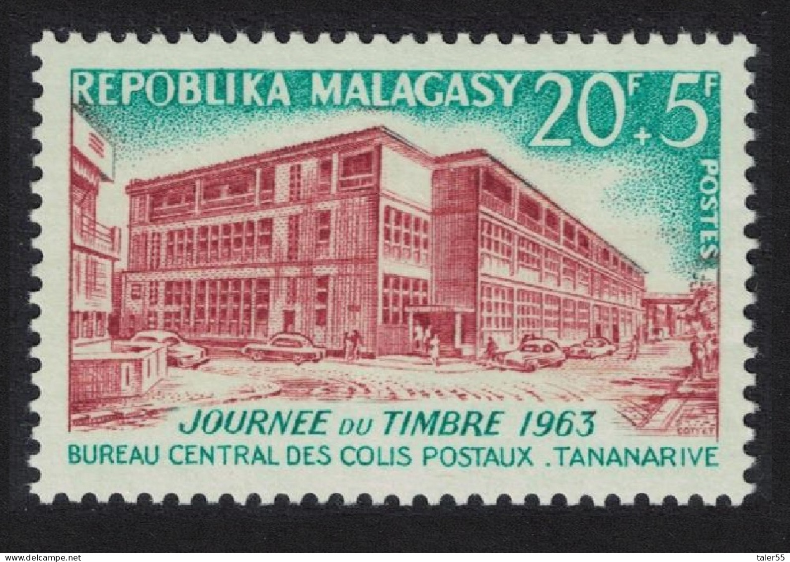 Malagasy Rep. Stamp Day 1963 MNH SG#56 - Madagascar (1960-...)