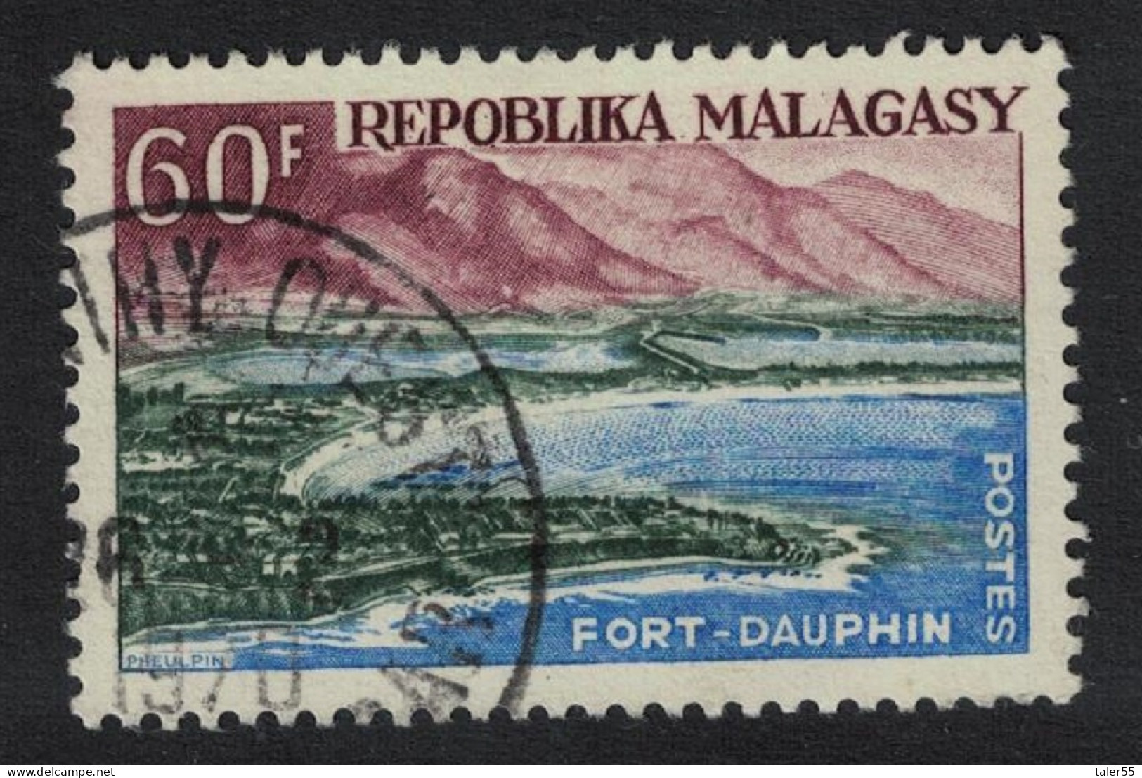 Malagasy Rep. Fort Dauphin Tourism 1962 Canc SG#43 Sc#331 - Madagaskar (1960-...)