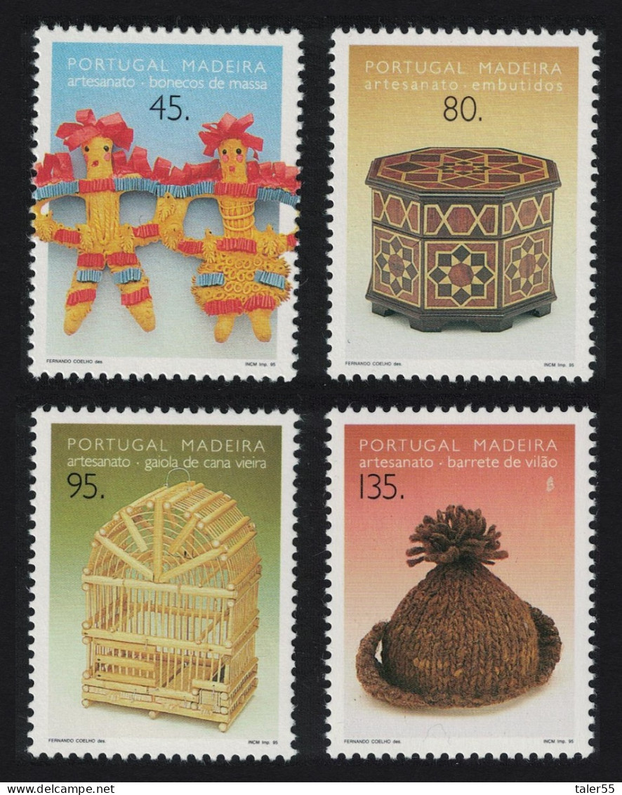 Madeira Traditional Crafts 2nd Series 4v 1995 MNH SG#301-304 - Madère