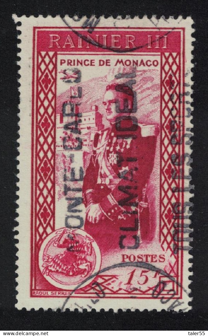 Monaco Accession Of Prince Rainier III 15f 1950 Canc SG#421 Sc#251 - Used Stamps