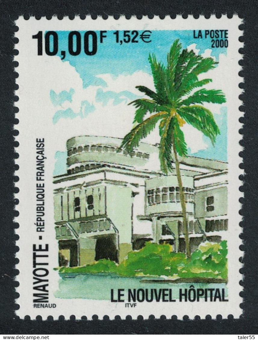 Mayotte New Hospital Medicine 2000 MNH SG#115 - Ungebraucht