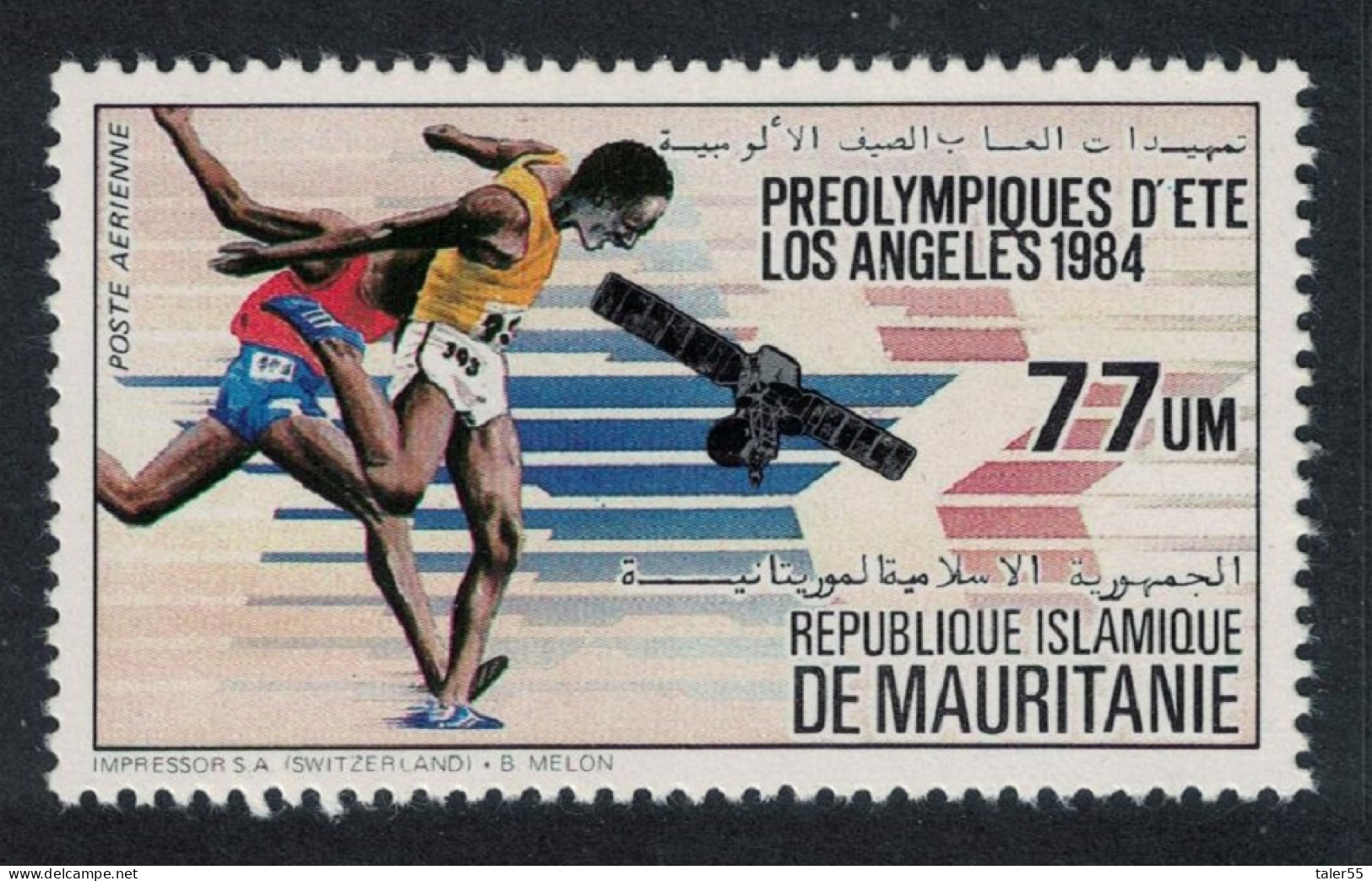 Mauritania Running Pre-Olympic Year 1983 MNH SG#779 - Mauritania (1960-...)