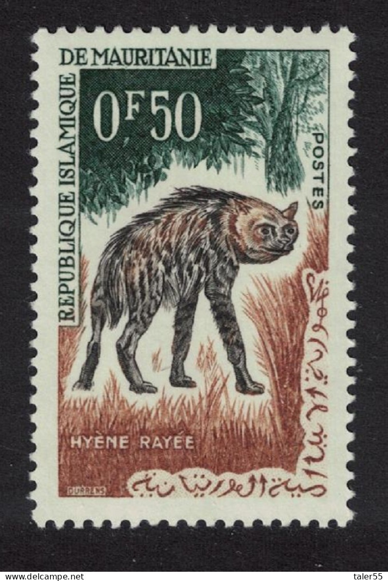 Mauritania Striped Hyena Wild Animal 1963 MNH SG#165 - Mauretanien (1960-...)