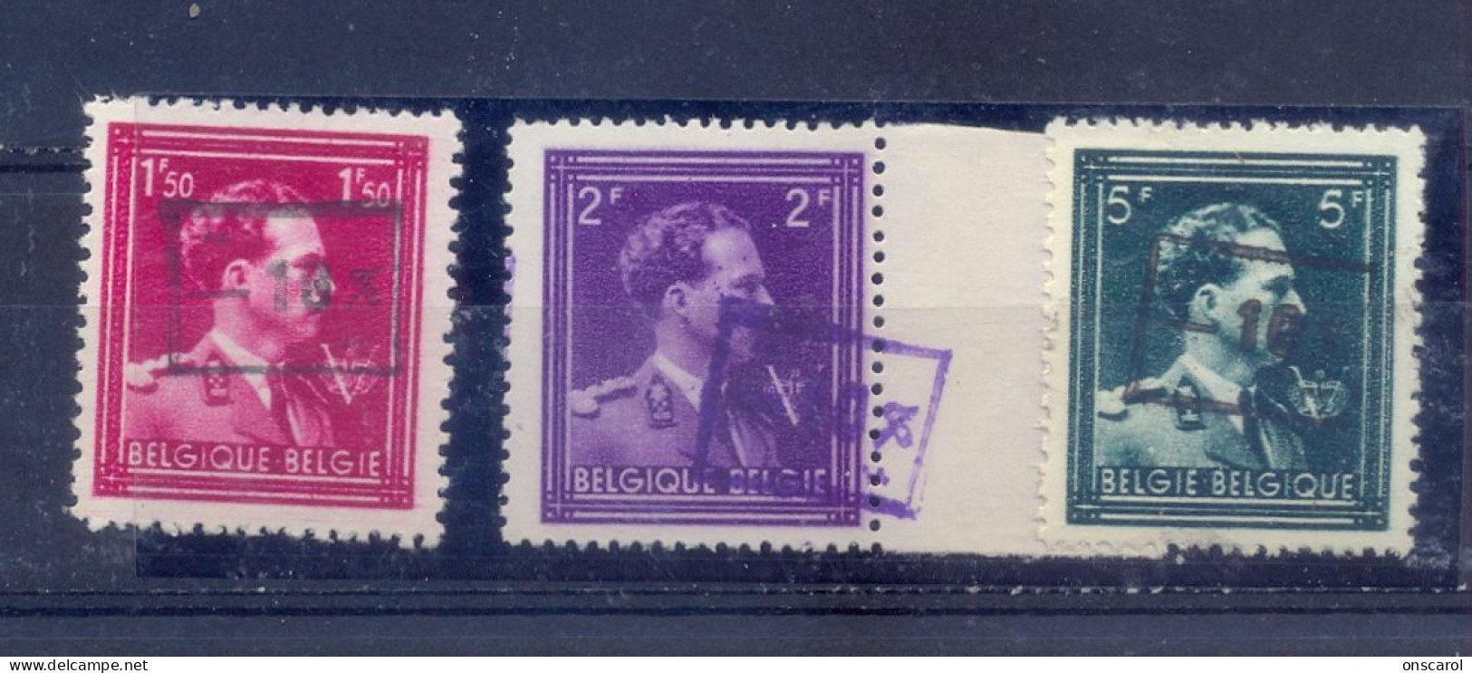 724N/724P Postgaaf ** MNH Prachtig Afstempeling Wemmel - 1946 -10%