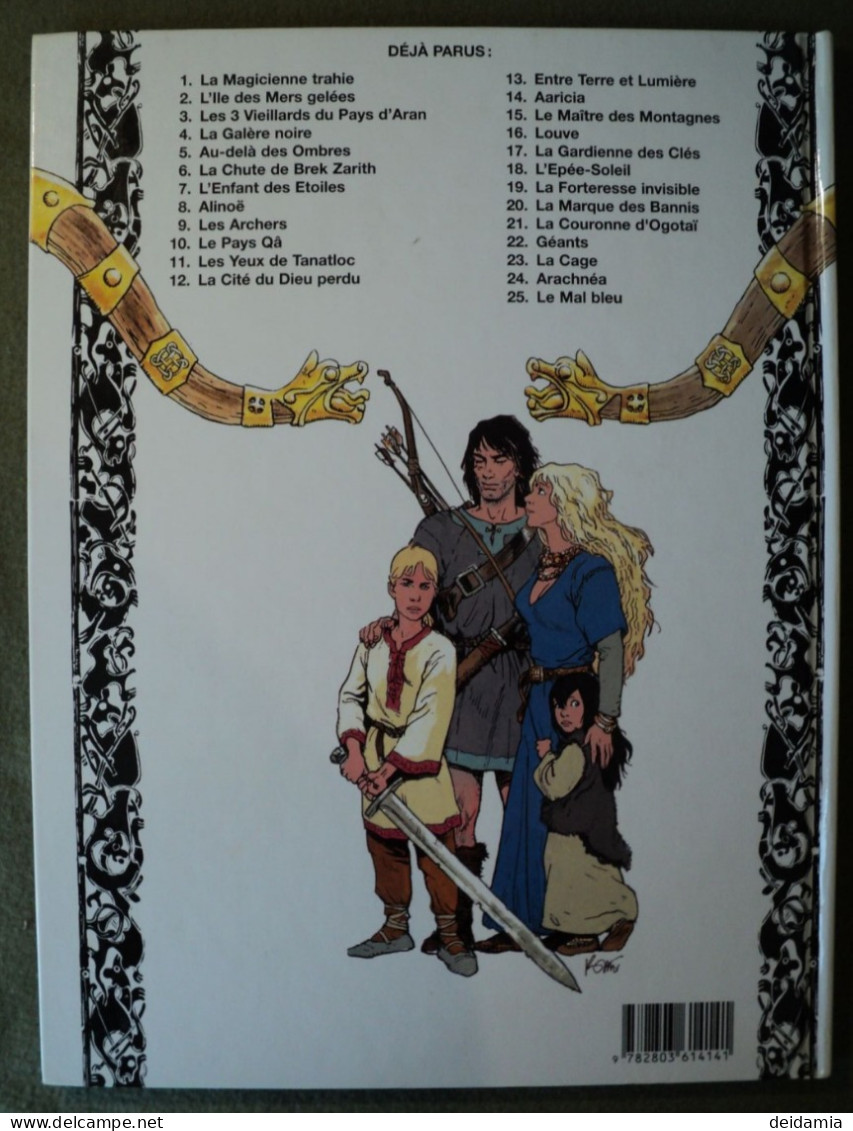 THORGAL TOME 25. EO DE 1999. LE MAL BLEU PAR ROSINSKY ET VAN HAMME. EDITIONS DU LOMBARD - Thorgal