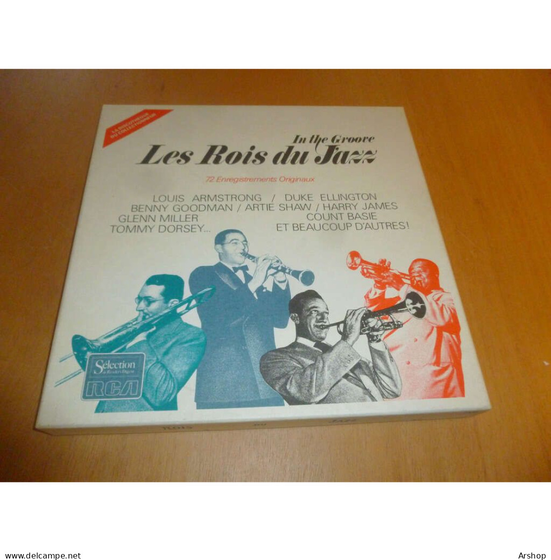 LOUIS ARMSTRONG / DUKE ELLINGTON / GLENN MILLER & In The Groove - Les Rois Du Jazz COFFRET 6 Disques 72 Titres - Jazz