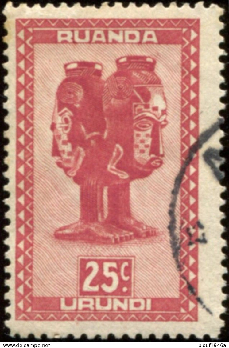 Pays : 411,2 (Ruanda-Urundi : Mandat Des Nations Unies)  Yvert Et Tellier N° :   157 (o) - Used Stamps