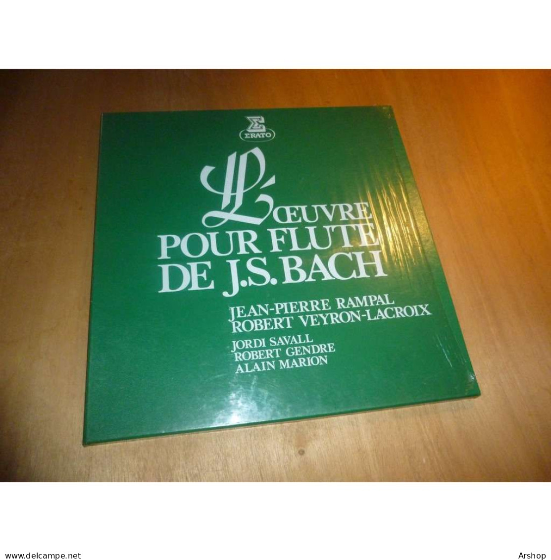 JEAN PIERRE RAMPAL / ROBERT VEYRON-LACROIX L'oeuvre Pour Flute De J.S. BACH - ERATO STU 70820/1/2 Coffret 3 Lp 1975 - Klassiekers