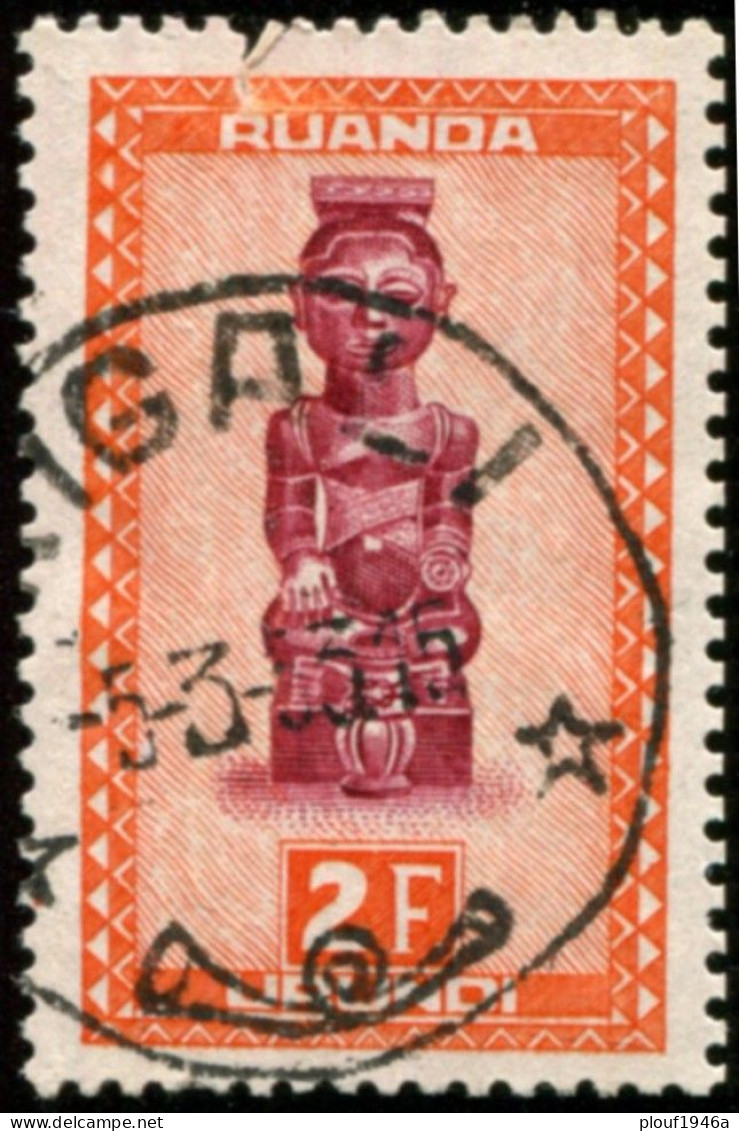 Pays : 411,2 (Ruanda-Urundi : Mandat Des Nations Unies)  Yvert Et Tellier N° :   164 (o) - Used Stamps