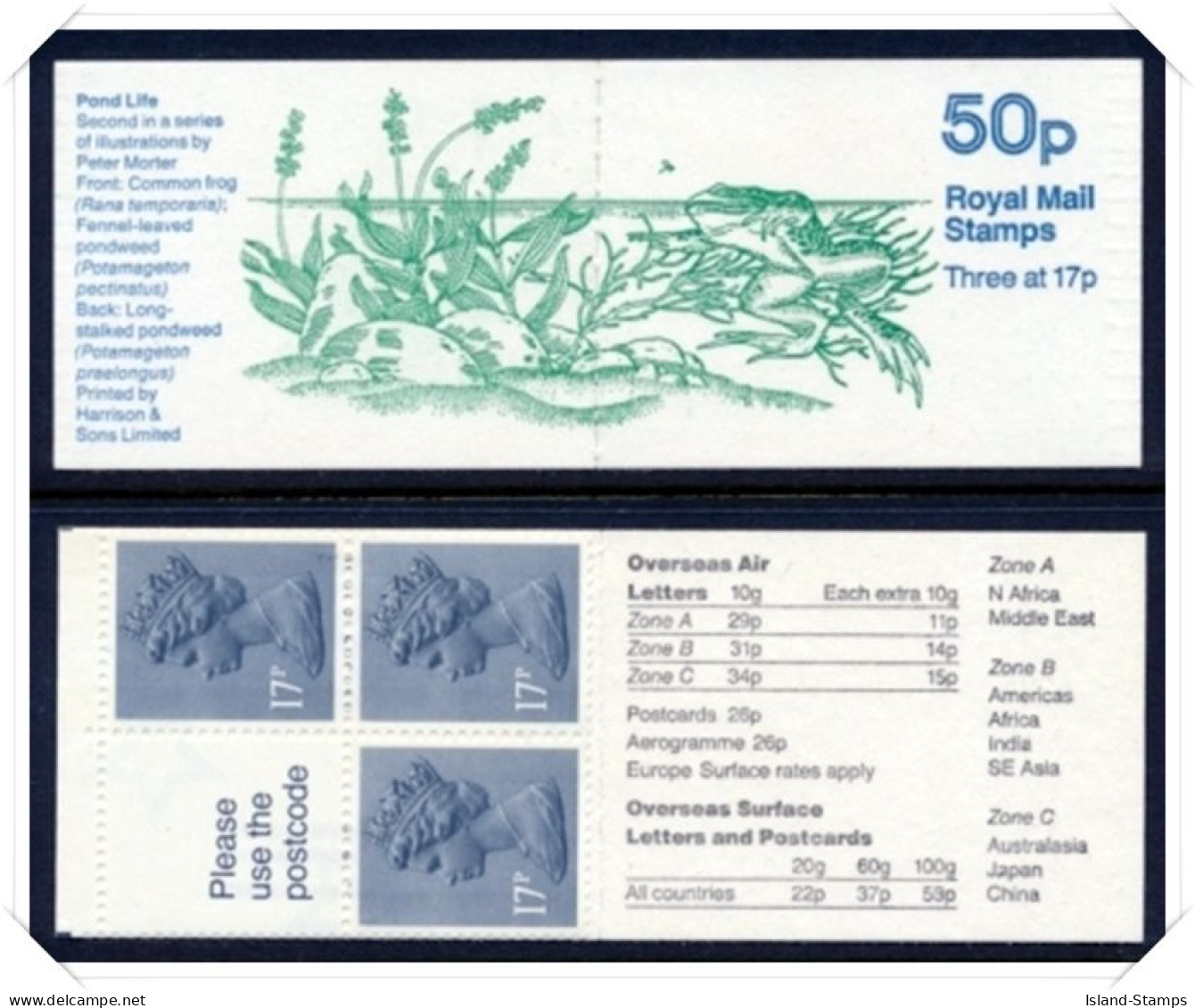 FB33a Pond Life Series 2 (50p Folded Booklets) NB1-4 - Libretti