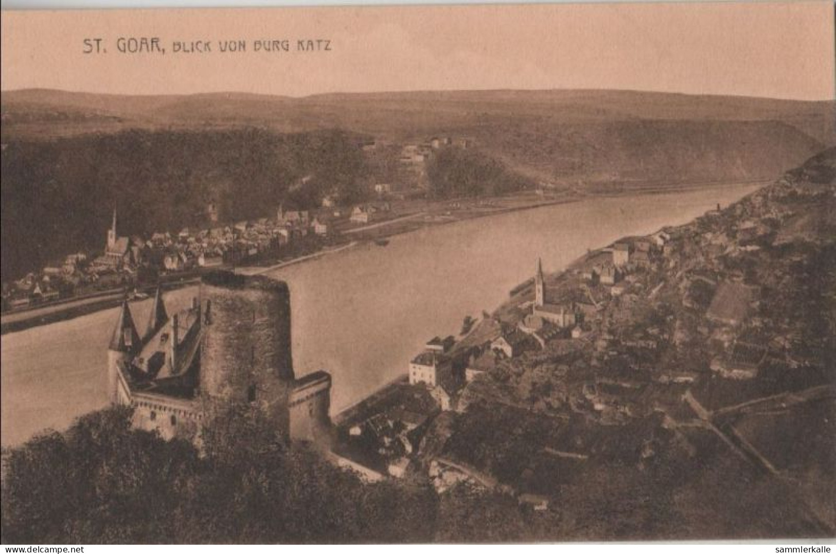 62151 - St. Goar - Blick Von Burg Katz - 1913 - St. Goar