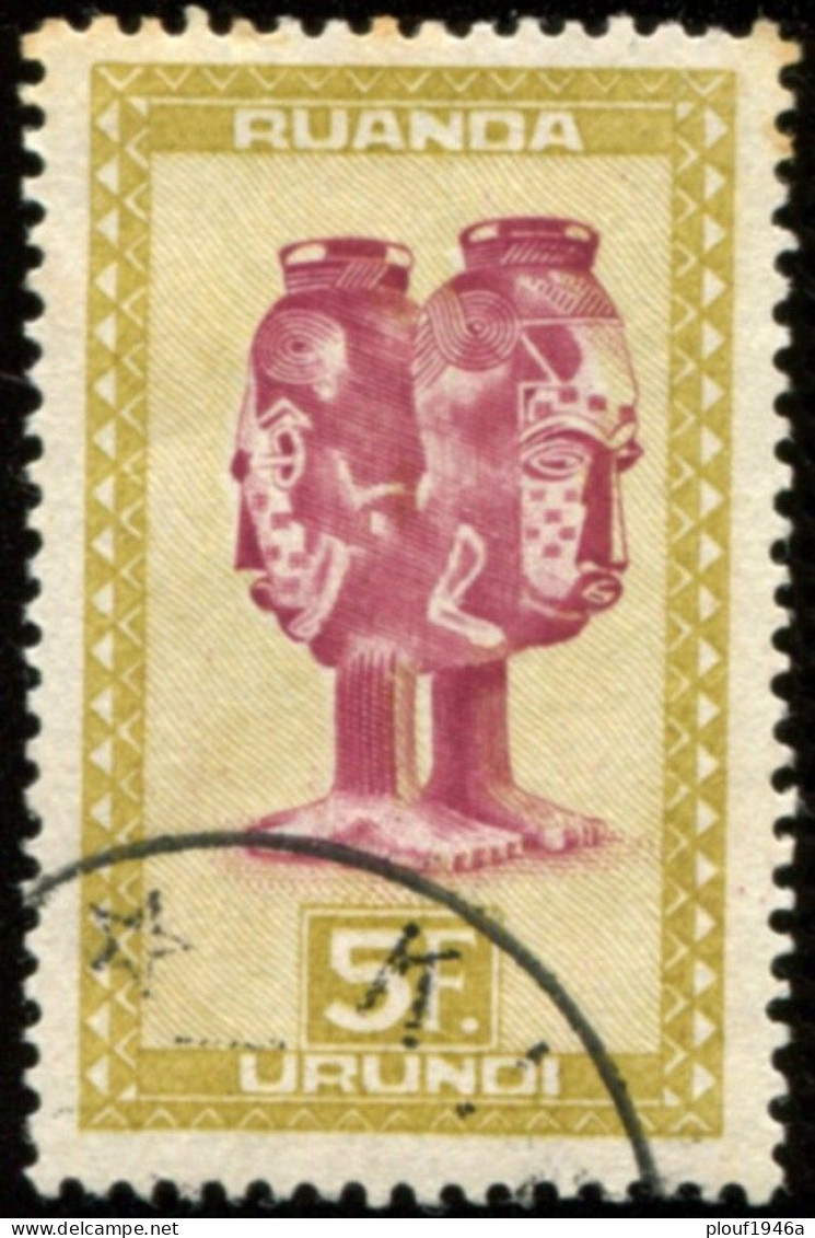 Pays : 411,2 (Ruanda-Urundi : Mandat Des Nations Unies)  Yvert Et Tellier N° :   167 (o) - Used Stamps