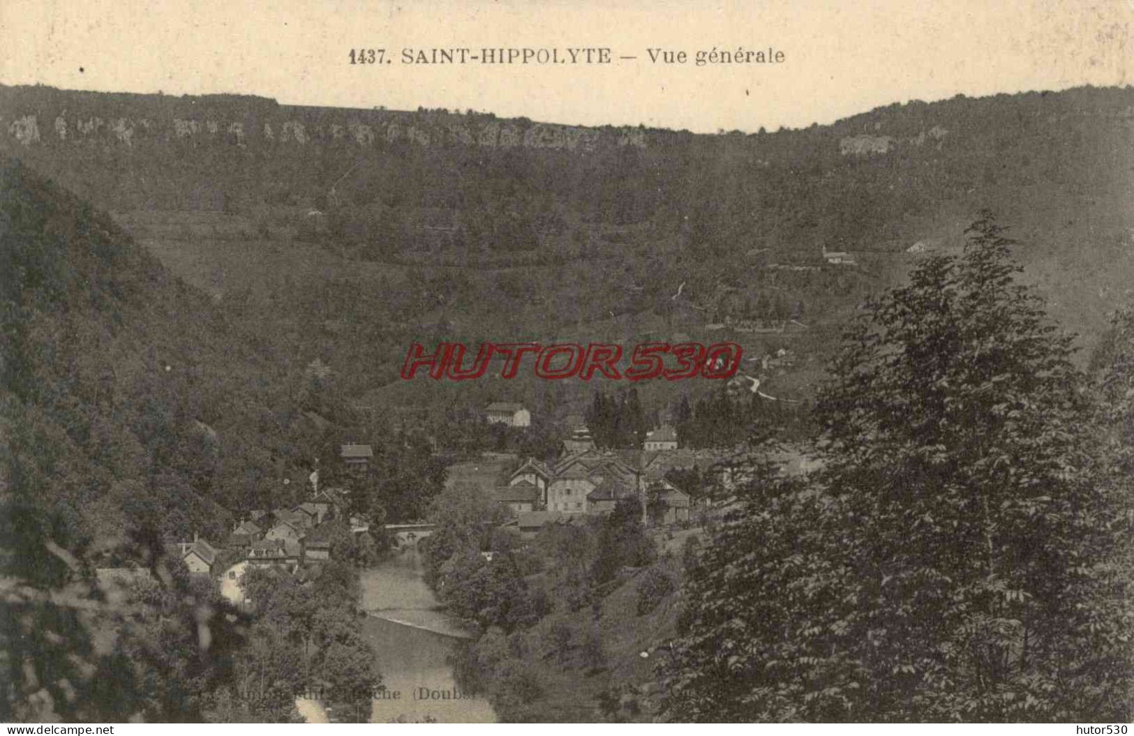 CPA SAINT HIPPOLYTE - VUE GENERALE - Saint Hippolyte