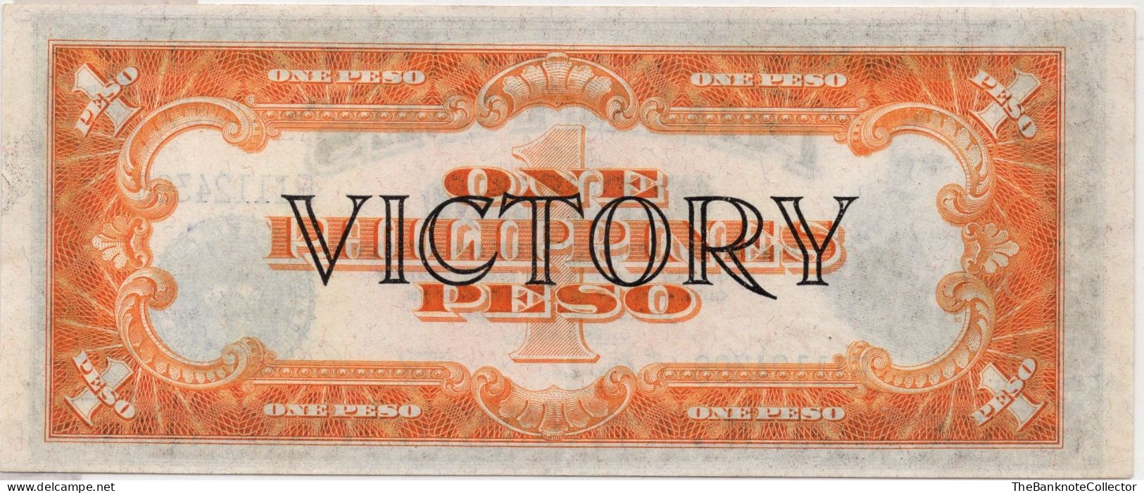 Philippines  1 Peso ND 1944 P-94 Victory Series Very Fine - Filipinas