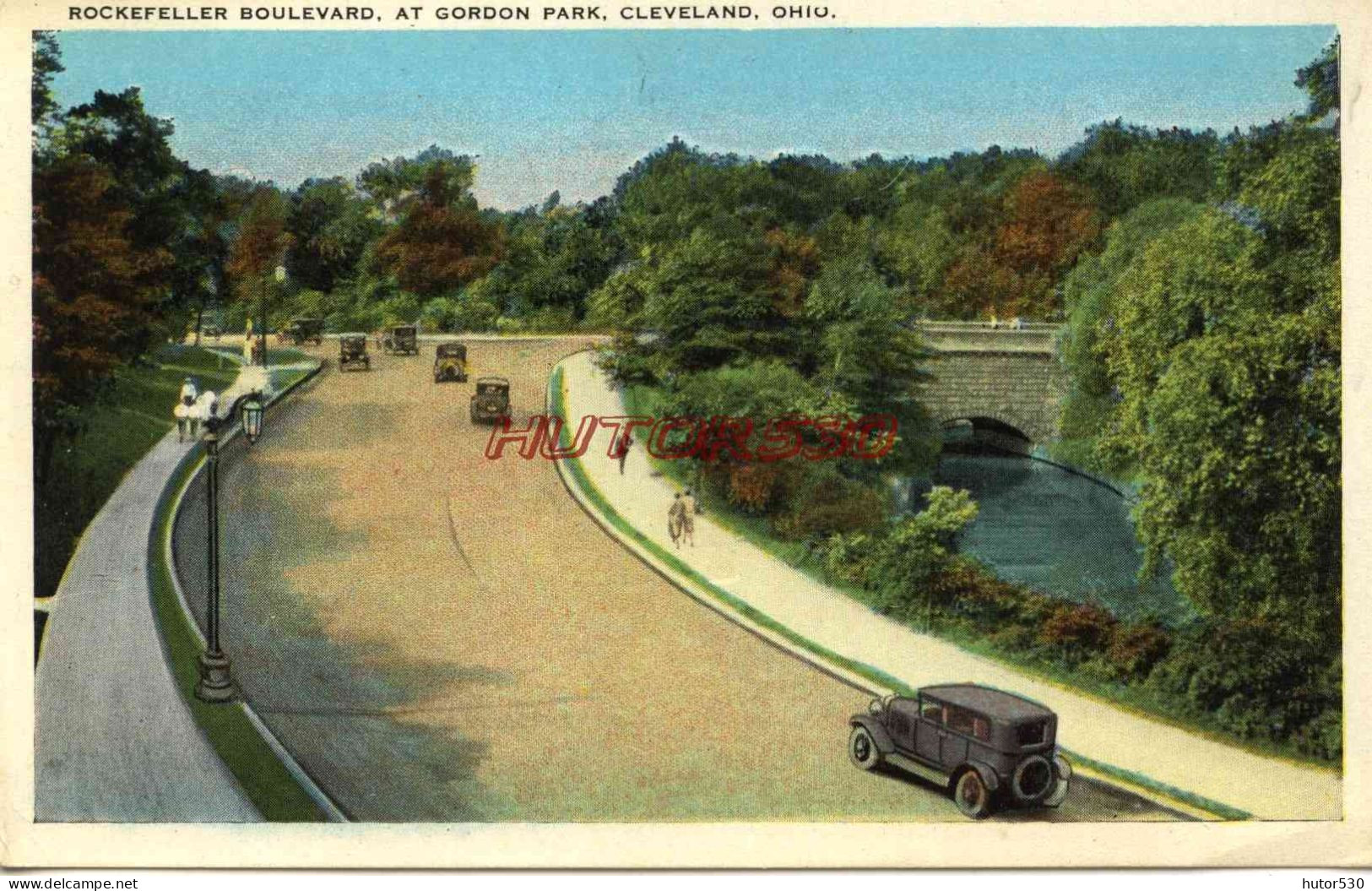 CPA OHIO - CLEVELAND - ROCKEFELLER BOULEVARD AT GORDON PARK - Cleveland