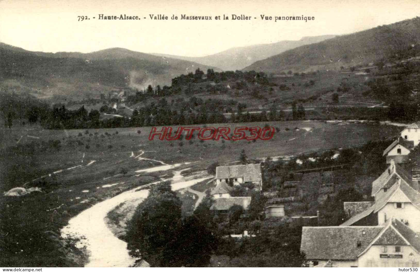 CPA MASSEVAUX - 68 - VALLEE ET LA DOLLER - VUE PANORAMIQUE - Masevaux