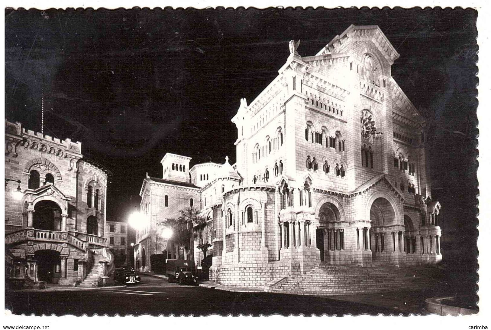 CARTOLINA CATTEDRALE PER ITALIA CON ANNULLO TARGHETTA - Catedral De San Nicolás