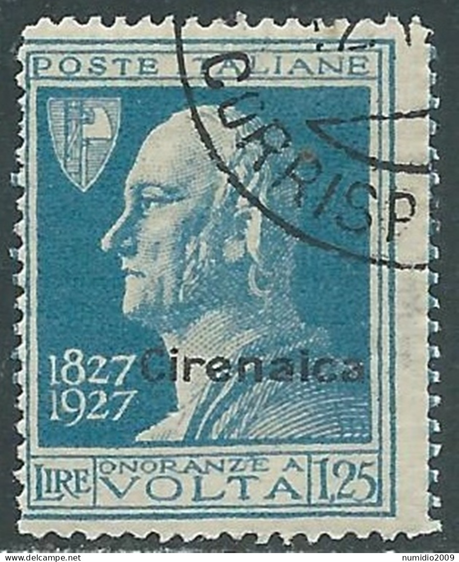 1927 CIRENAICA USATO VOLTA 1,25 LIRE - RA12-4 - Cirenaica