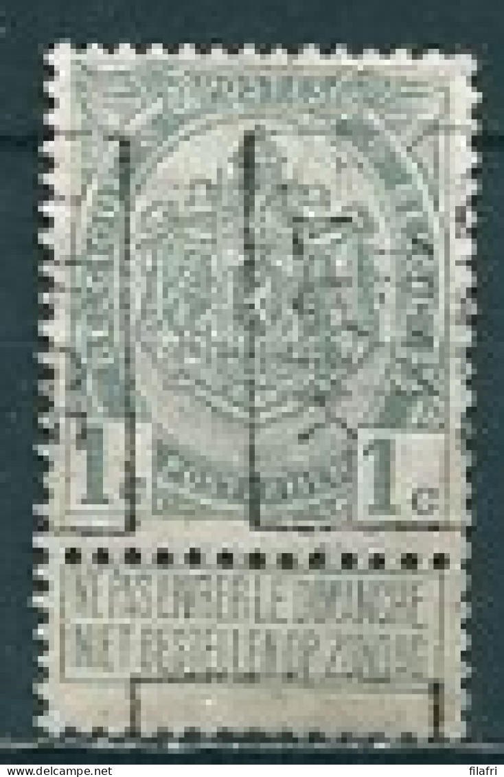 1628 Voorafstempeling Op Nr 81 - LIEGE 1911 LUIK - Positie B - Roulettes 1910-19